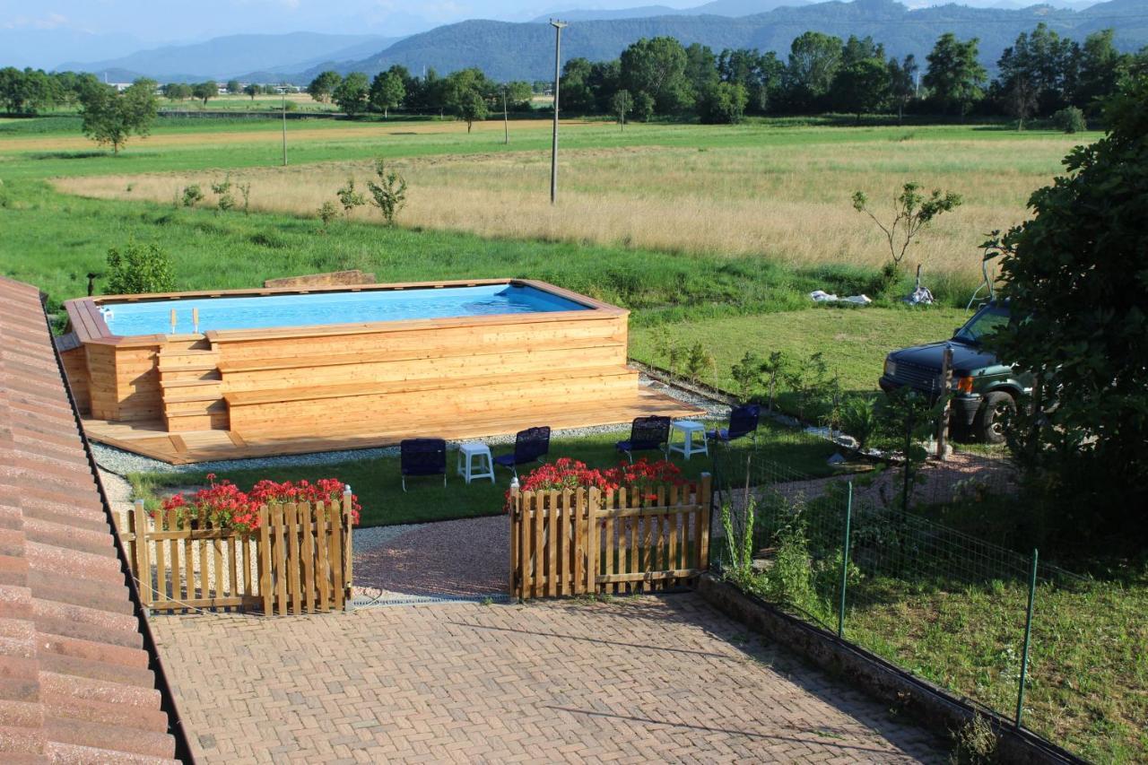 Locanda Dl'Angel Villar San Costanzo Bagian luar foto